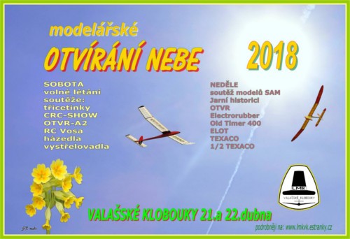 Otvírání nebe 2018