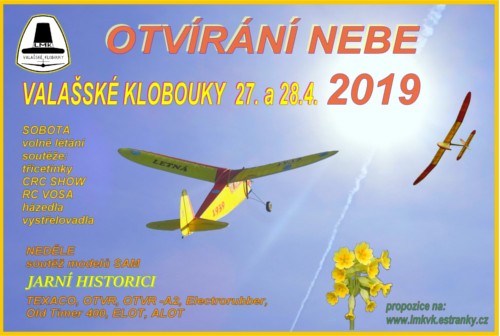 Otvírání nebe 2019